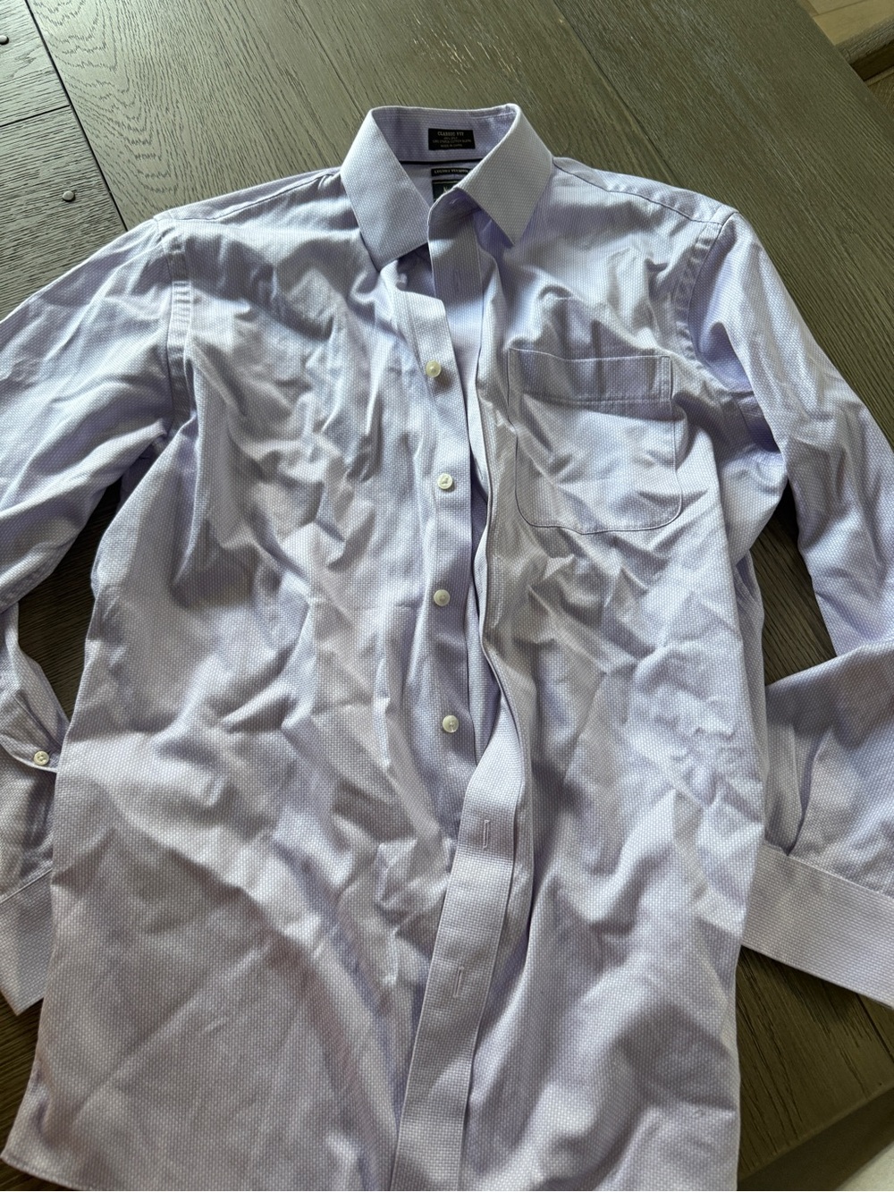 Neiman Marcus Light Lavender Men's Dress Shirt